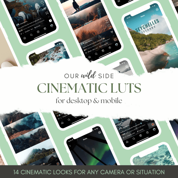Cover image for Cinematic LUTs for desktop and mobile by Our Wild Side