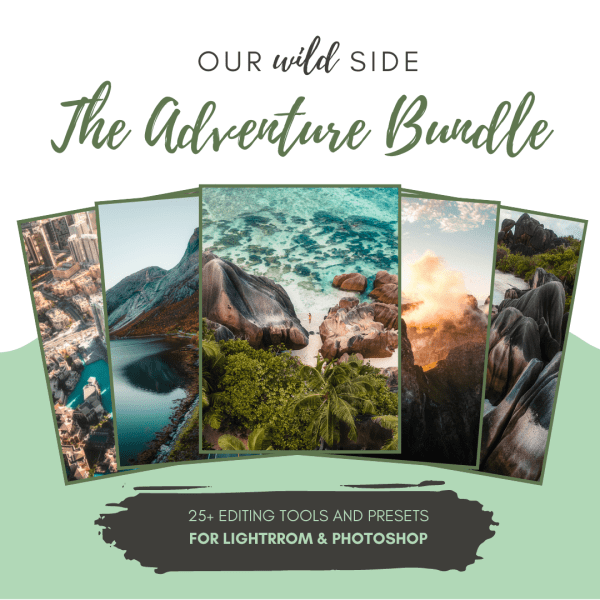 Cover image for The adventure bundle light room and photoshop presets by Our Wild Side